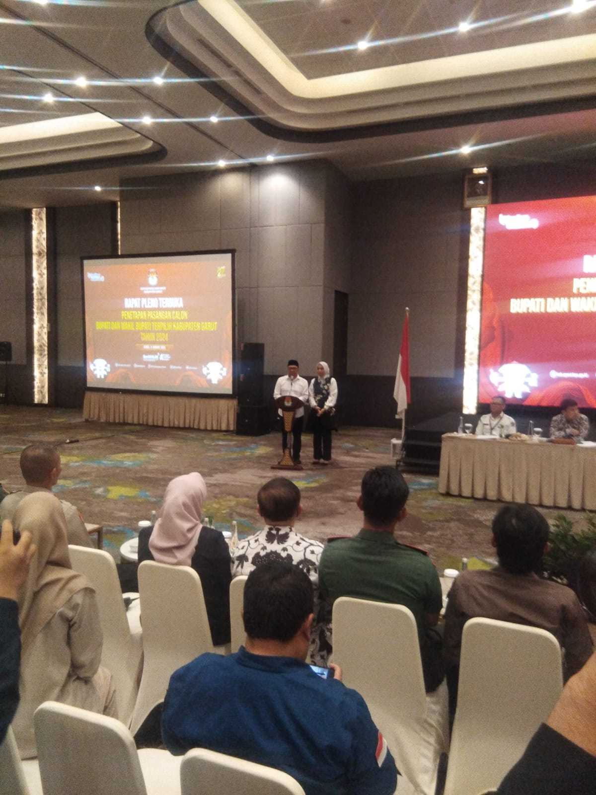 KPU Kabupaten Garut Tetapkan Bupati dan Wakil Bupati Terpilih Pilkada 2024